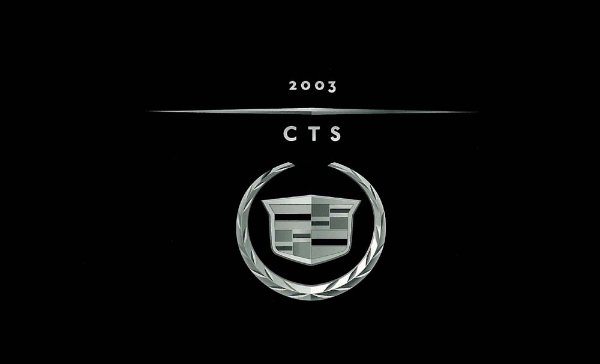 2003 Cadillac CTS Owner's Manual