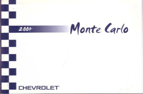 2004 Chevrolet Monte Carlo Owner's Manual