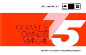 1975 Chevrolet Corvette Owner's Manual