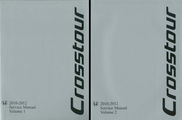 2010–2012 Honda Crosstour - 6 CYL ONLY Factory Shop Service Manual