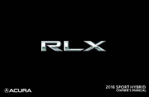2016 Acura RLX HYBRID Owner's Manual