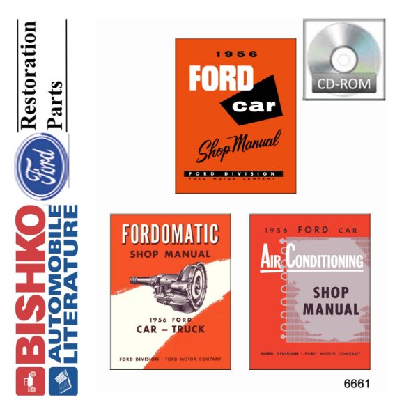 1956 Ford Car Shop Service Repair Manual PDF