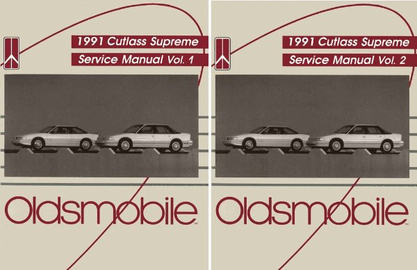 1991 Oldsmobile Cutlass Supreme Factory Shop Service Manual