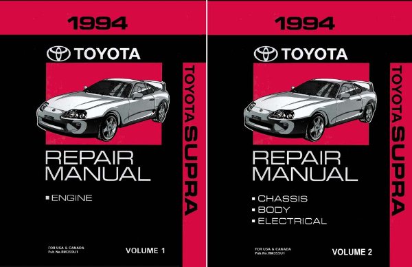 1994 Toyota Supra Factory Shop Service Manual