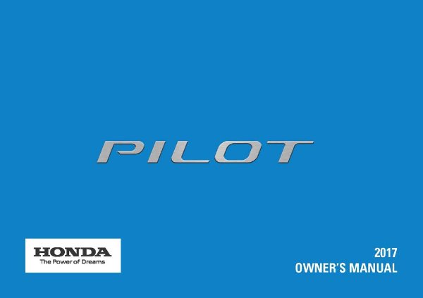 2017 Honda Pilot Owner's Manual