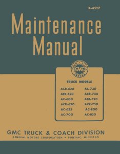 1944 1945 GMC Medium Duty Truck Shop Service Repair Manual Book Engine Wiring