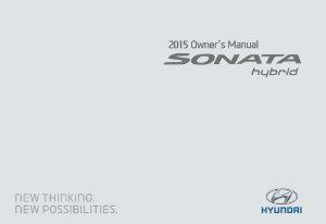 2015 Hyundai Sonata HEV Owner's Manual