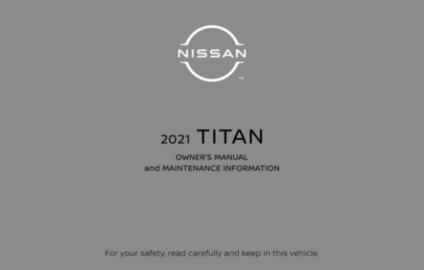 2021 Nissan Titan Owner's Manual