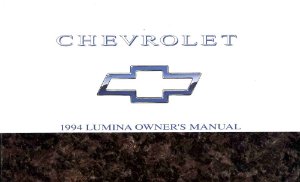 1994 Chevrolet Lumina Owner's Manual