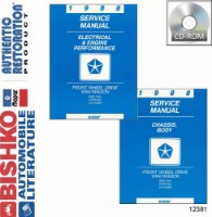 1988 Dodge Caravan Plymouth Voyager Shop Service Repair Manual PDF Drivetrain sample image