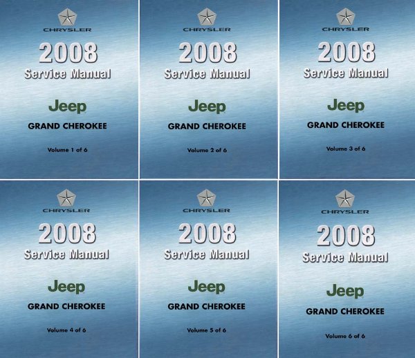 2008 Jeep Grand Cherokee Factory Shop Service Manual