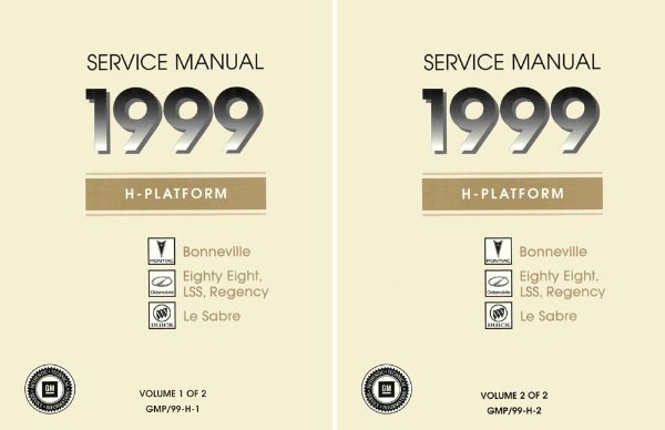 1999 Buick Bonneville, Le Sabre, 88, LSS, Regency Factory Shop Service Manual