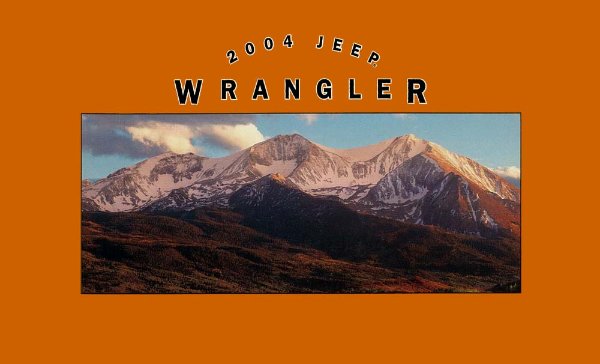 2004 Jeep Wrangler Owner's Manual