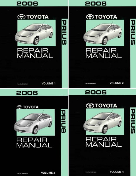 2006 Toyota Prius Factory Shop Service Manual