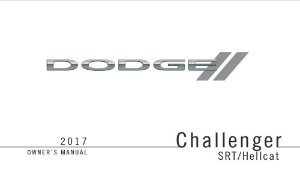 2017 Dodge Challenger SRT Hellcat Owner's Manual