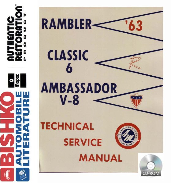 1963 AMC Ambassador, Classic Factory Shop Service Manual