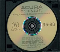 1995-1998 ACURA 2.5TL 3.2TL (includes 2.5TL ETM) Body, Chassis & Electrical Service Manual sample image