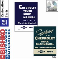 1955-56 CHEVROLET TRUCK Full Line Body, Chassis & Electrical Service Manual sample image