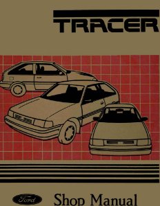 1987 Mercury Tracer Factory Shop Service Manual