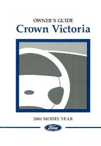 2001 Ford Crown Victoria Owner's Manual