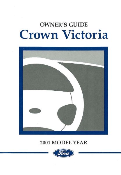 2001 Ford Crown Victoria Owner's Manual