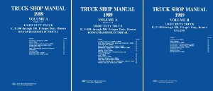 1989 Ford Truck F-150, F-250, F-350, Econoline Factory Shop Service Manual
