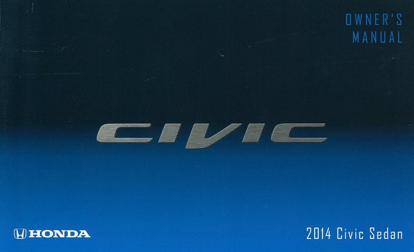 2014 Honda Civic Sedan Owner's Manual