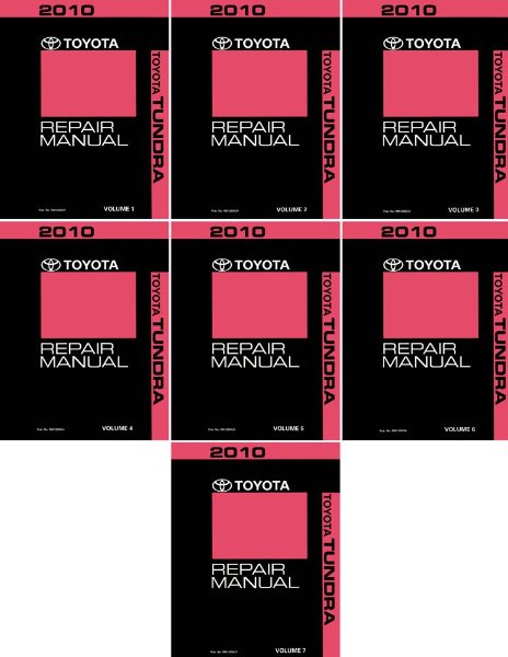 2010 Toyota Tundra Shop Service Repair Manual Complete Set