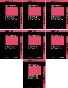 2010 Toyota Tundra Shop Service Repair Manual Complete Set