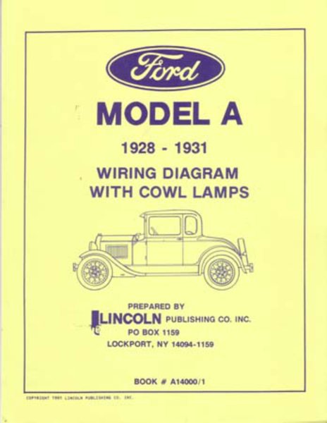 1928–1931 Ford A Wiring Diagrams Manual