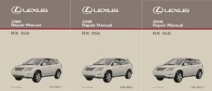 2008 Lexus RX 350 Factory Shop Service Manual