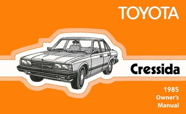 1985 Toyota Cressida Owner's Manual