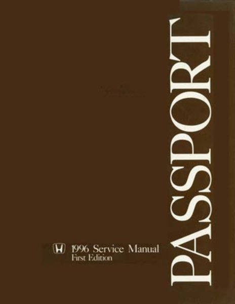 1996 Honda Passport Factory Shop Service Manual