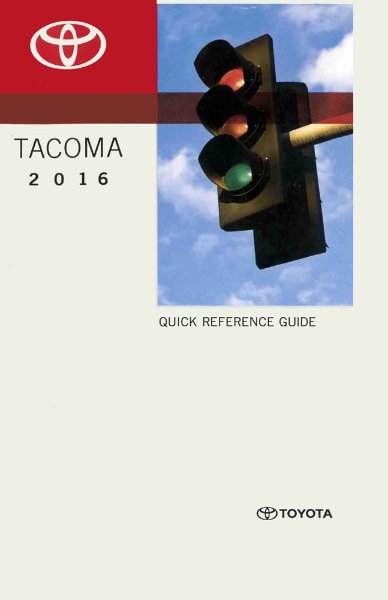 2016 Toyota Tacoma Owner's Manual
