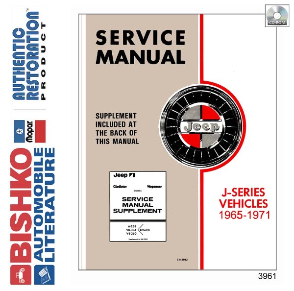 1967–1971 Jeep J-Series Factory Shop Service Manual