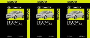 2009 Toyota Yaris Factory Shop Service Manual