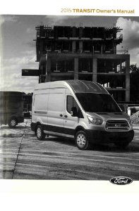 2015 Ford Transit Owner's Manual