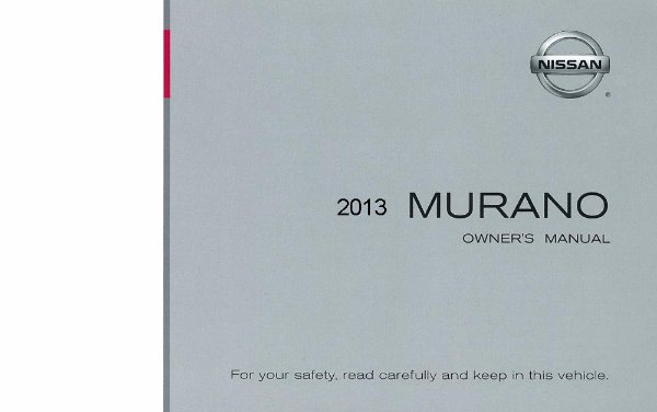 2013 Nissan Murano Owner's Manual