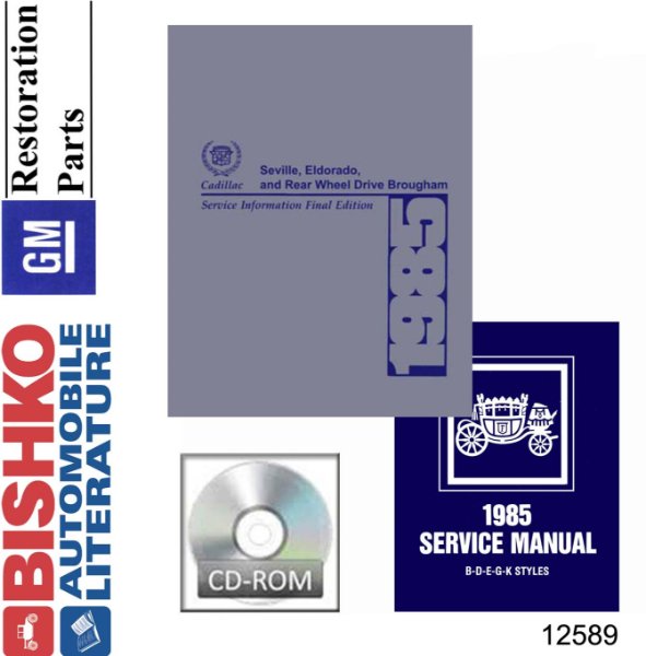 1985 Cadillac Eldorado, Seville Factory Shop Service Manual