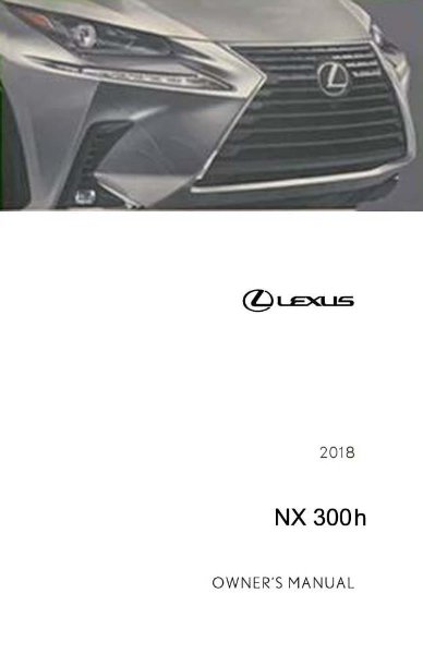 2018 Lexus NX 300H Owner's Manual