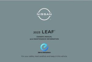 2023 Nissan Leaf Owner's Manual