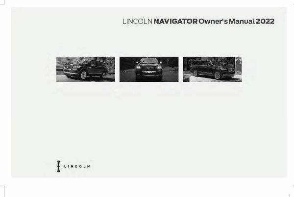 2022 Lincoln Navigator Owner's Manual