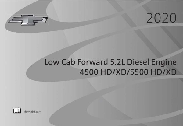 2020 Chevrolet LOW CAB Owner's Manual