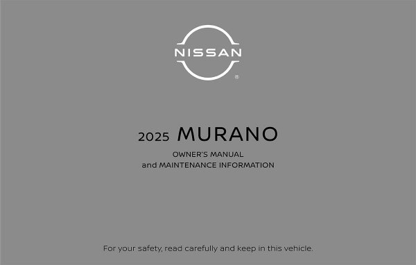 2025 Nissan Murano Owner's Manual