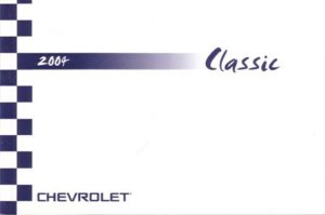 2004 Chevrolet Classic Owner's Manual