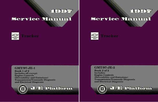 1997 Chevrolet Truck Tracker Factory Shop Service Manual