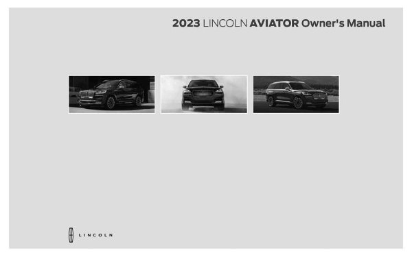 2023 Lincoln Aviator Owner's Manual