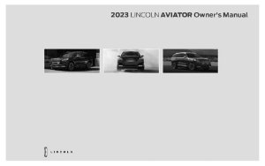 2023 Lincoln Aviator Owner's Manual