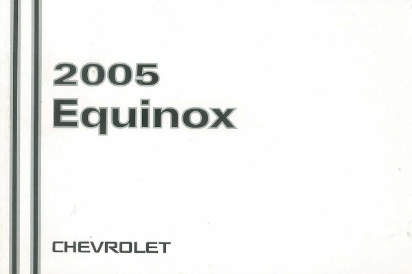 2005 Chevrolet Equinox Owner's Manual