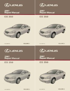 2007 Lexus ES 350 Factory Shop Service Manual